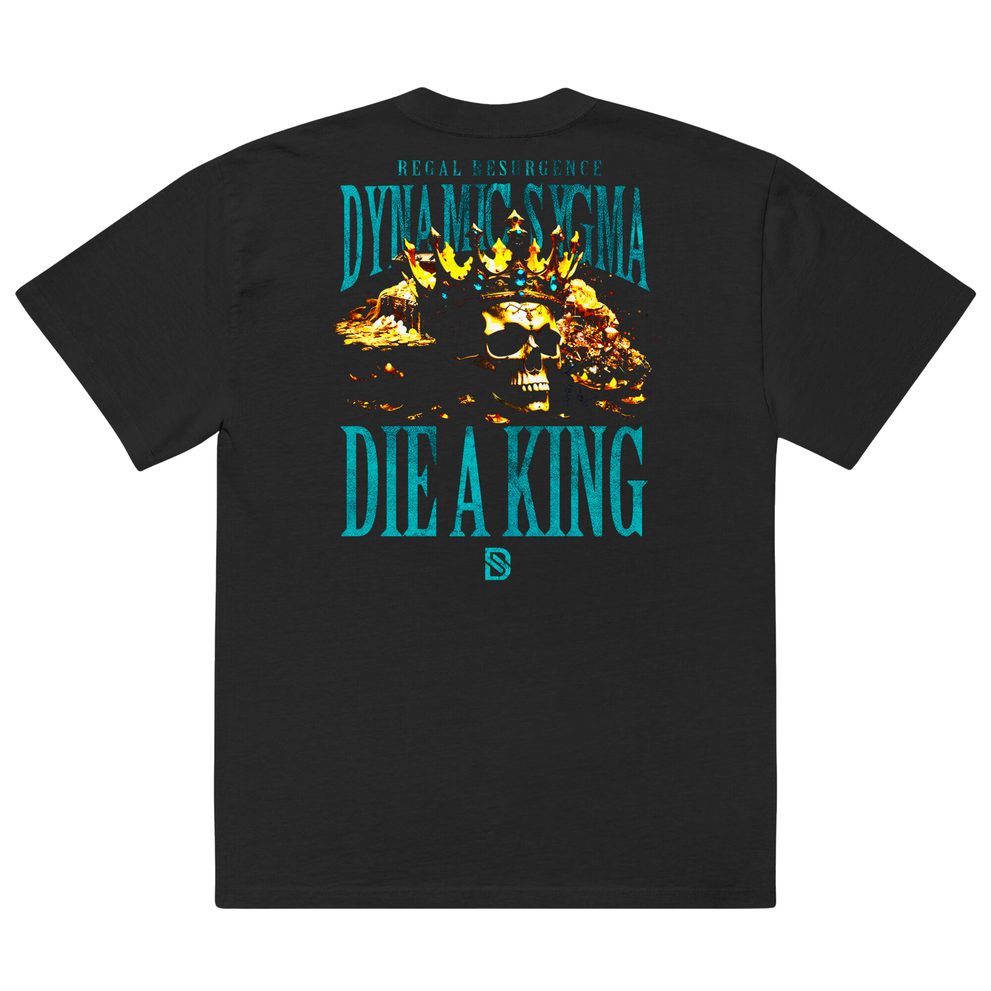 Die A King Oversized (Faded Black)