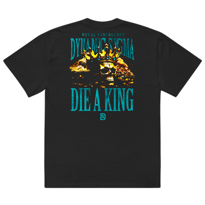 Die A King Oversized (Faded Black)