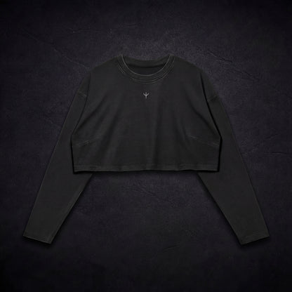Dominion Women's Long Sleeve Sigil Crop