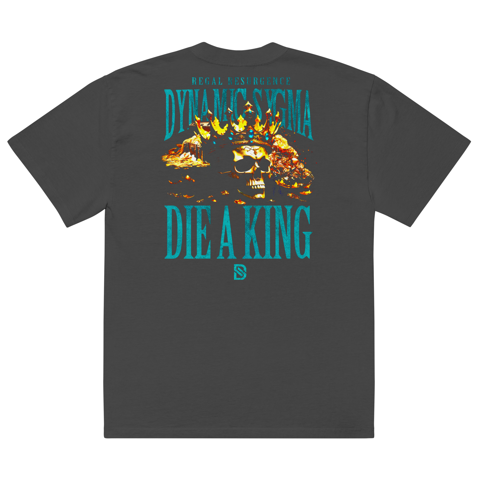 Die A King Oversized (Faded Black)