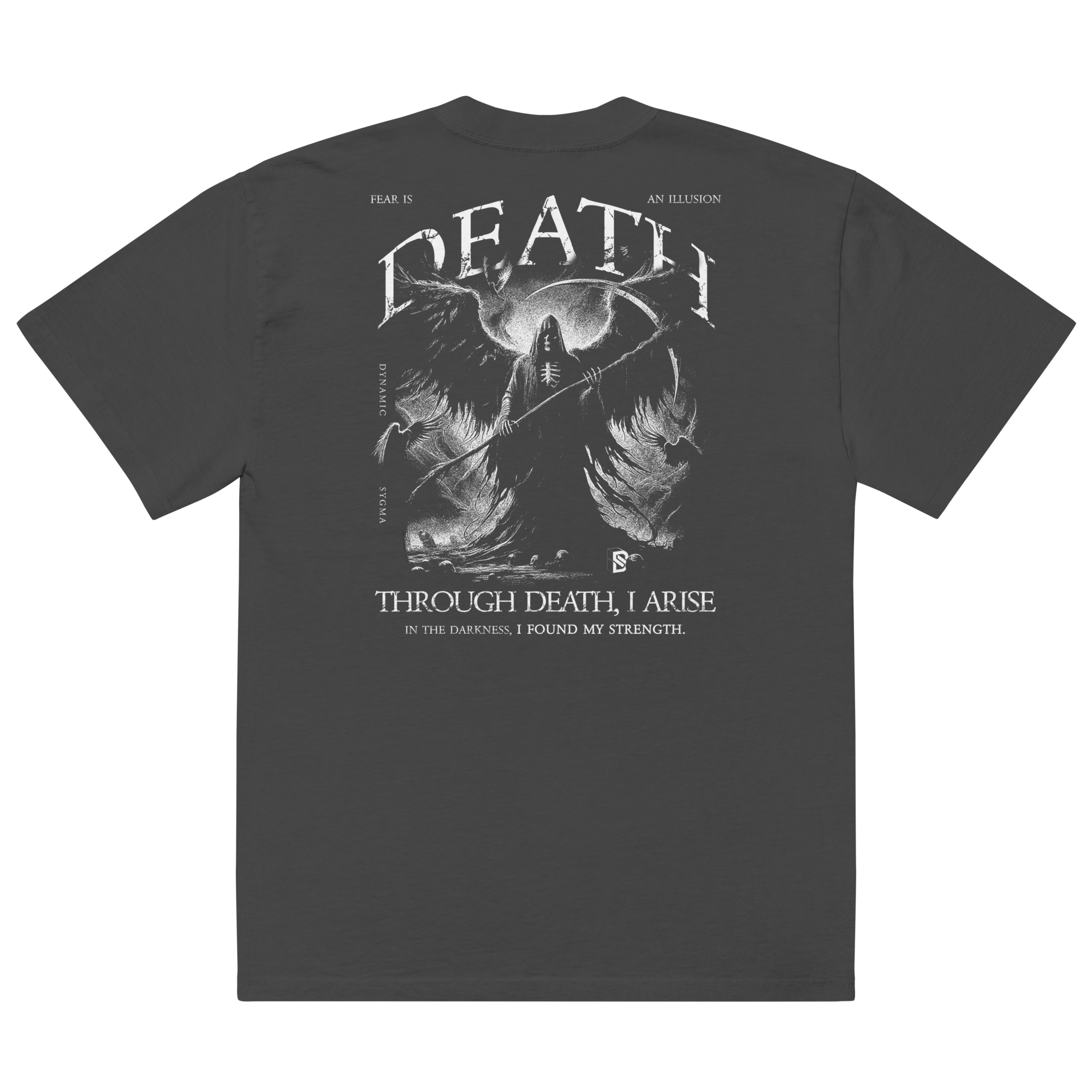 Death’s Embrace Oversized (Faded Black)